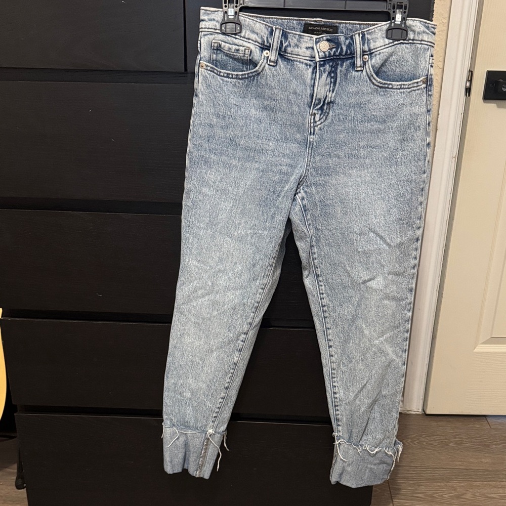 Banana Republic Cropped Light Denim Jeans